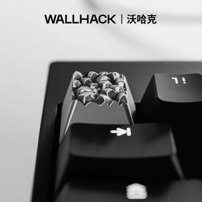 Wohak Cnc Aluminum Keycaps Single Cherry Opaque Universal Joint Personality Aluminum Alloy Keycaps Keyboard Accessories Office