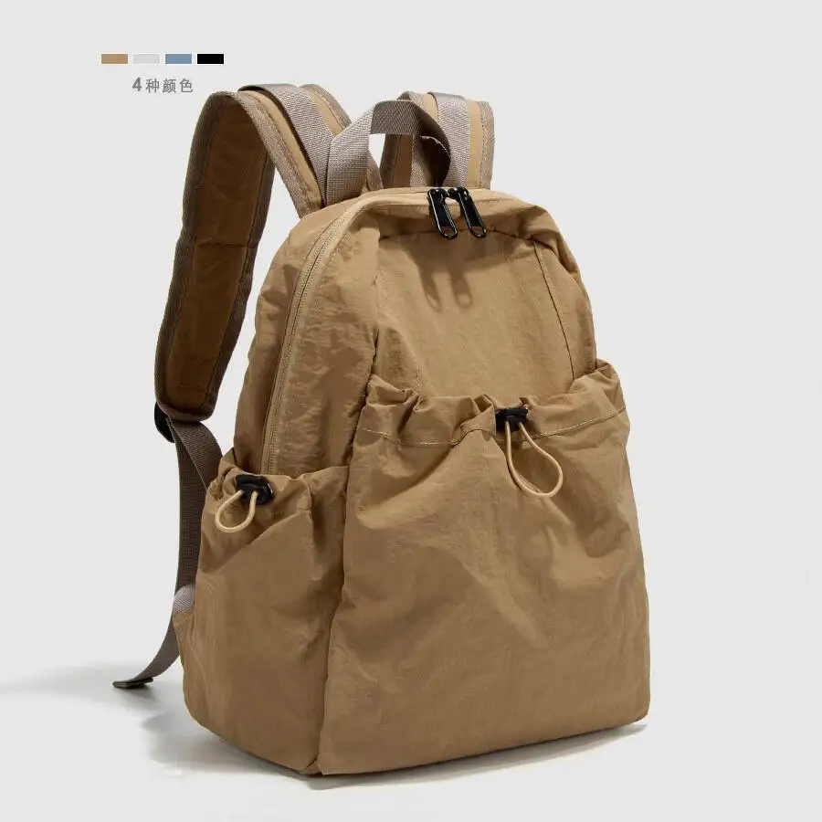 Lightweight Teenage Youth Backpacks Casual Nylon Travel Bag Multi-pockets School Backpack Large Capacity Laptop School Bags