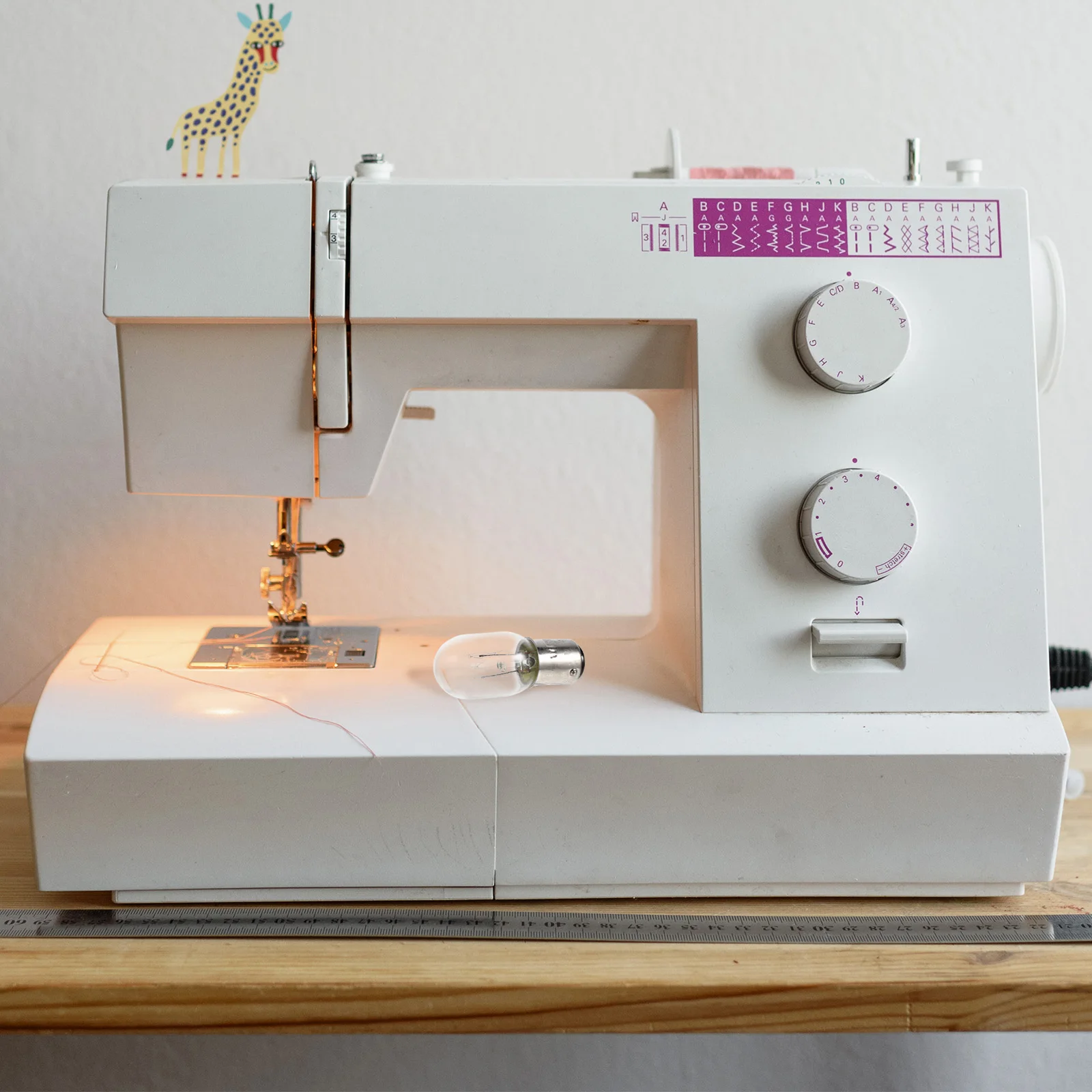 Lâmpada para máquina de costura, peças industriais, lâmpada incandescente doméstica, luzes noturnas de aviso para máquina de costura