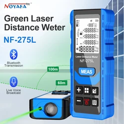 Noyafa Digital Laser Rangefinder Green Beam Laser Distance Meter 60/100M Professional Rangefinder Hight Accuracy Range Finder