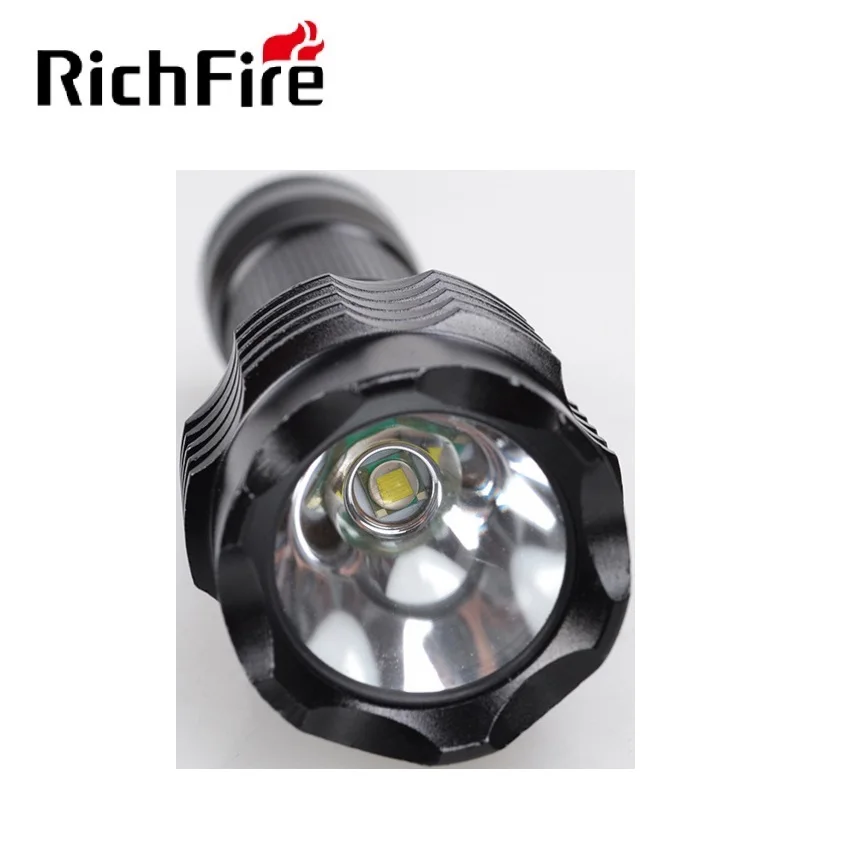 Richfire-Lampe de poche LED pour camping et autodéfense, éclairage extérieur avec Nitecore, batterie 3400mAh 18650, SF124, T6 1100strada