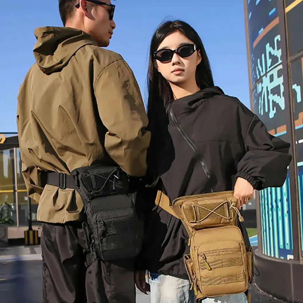 

Leg Bag Riding Bag Motorcycle Equipment Men s Motorcycle Bag Waterproof Canvas Bag Women s Outdoor Sports Waist Bag