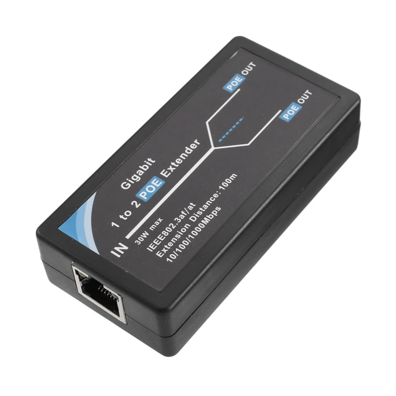 Удлинитель POE гигабитный, 10/100 Мбит/с, 1 шт.
