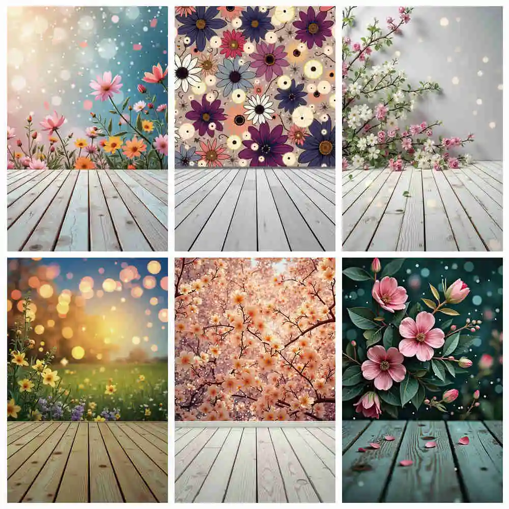 

MOON.QG Spring Floral Backdrop Baby Newborn Flower Props Birthday Photography Background Anniversary Wedding Bridal Wallpaper