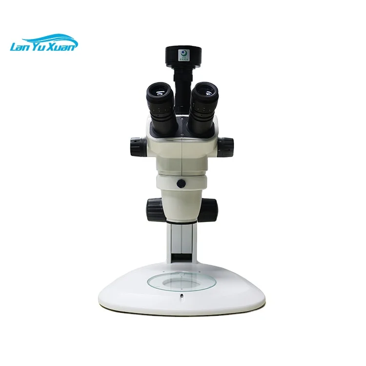 Stereoscopic microscope with continuous zoom, photographic storage and stereoscopic  SGO-67T1