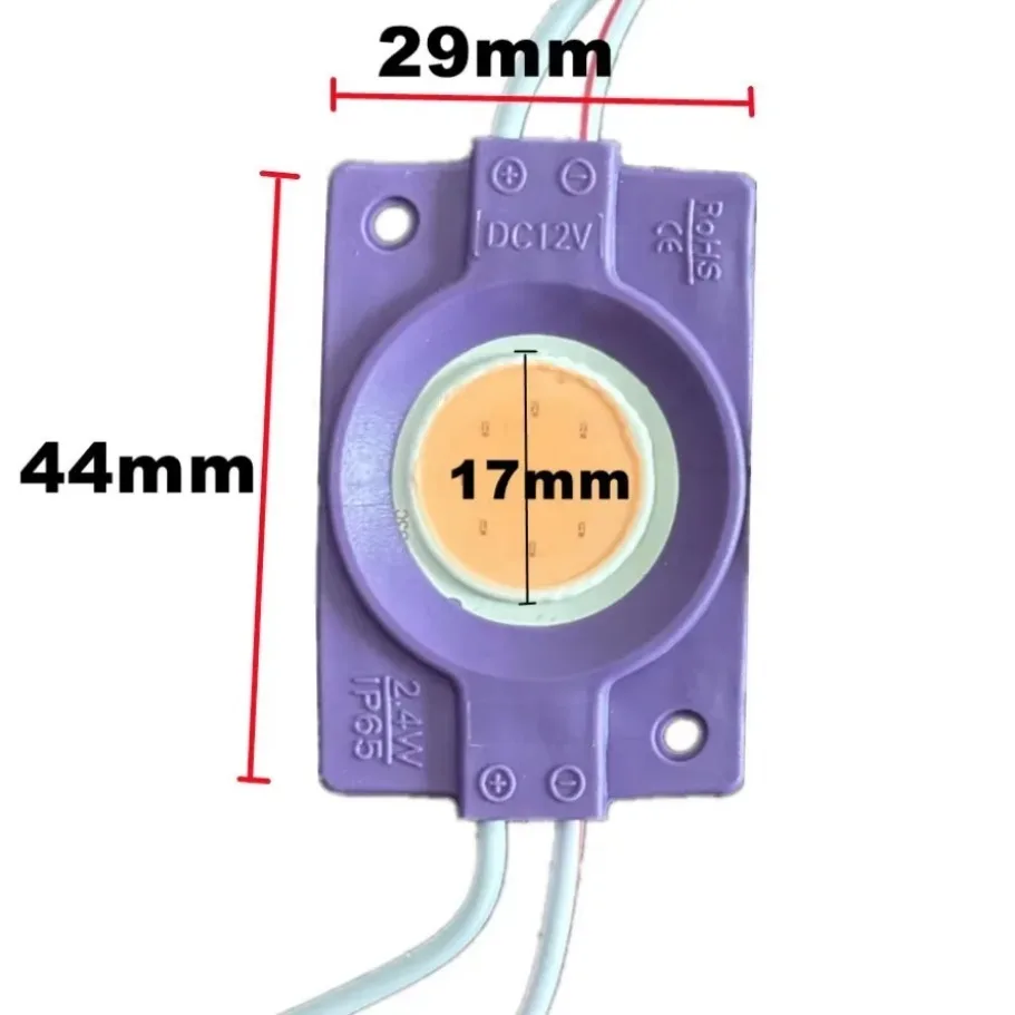 10 Pcs 12V LED Module Multicolour COB Light Christmas Decorations Shop Backlight Banner Warm White Red Blue Pink IP65 Waterproof