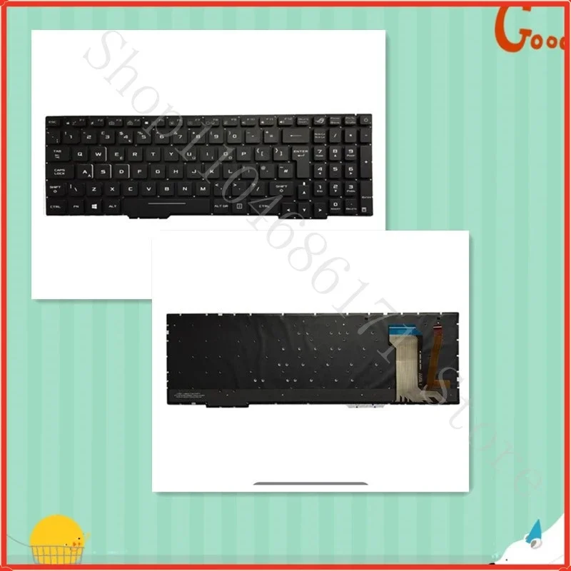 L Does Not Apply  For  Rog GL553VD GL553VE GL553VW UK Laptop Keyboard with backlit
