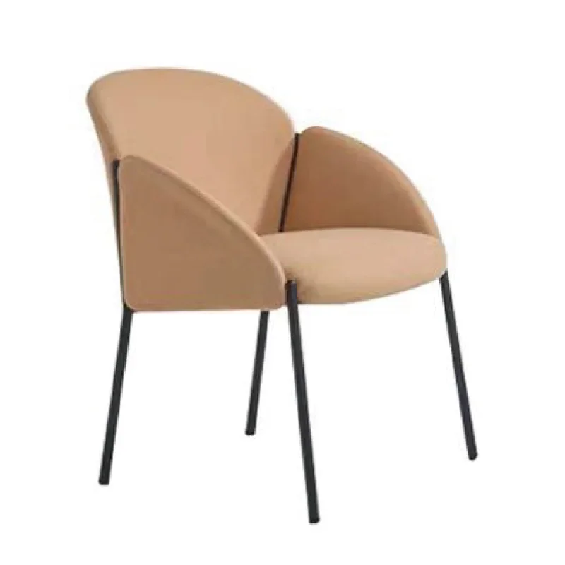 Color fabric soft bag dining chair, makeup dresser, manicure and leisure chair