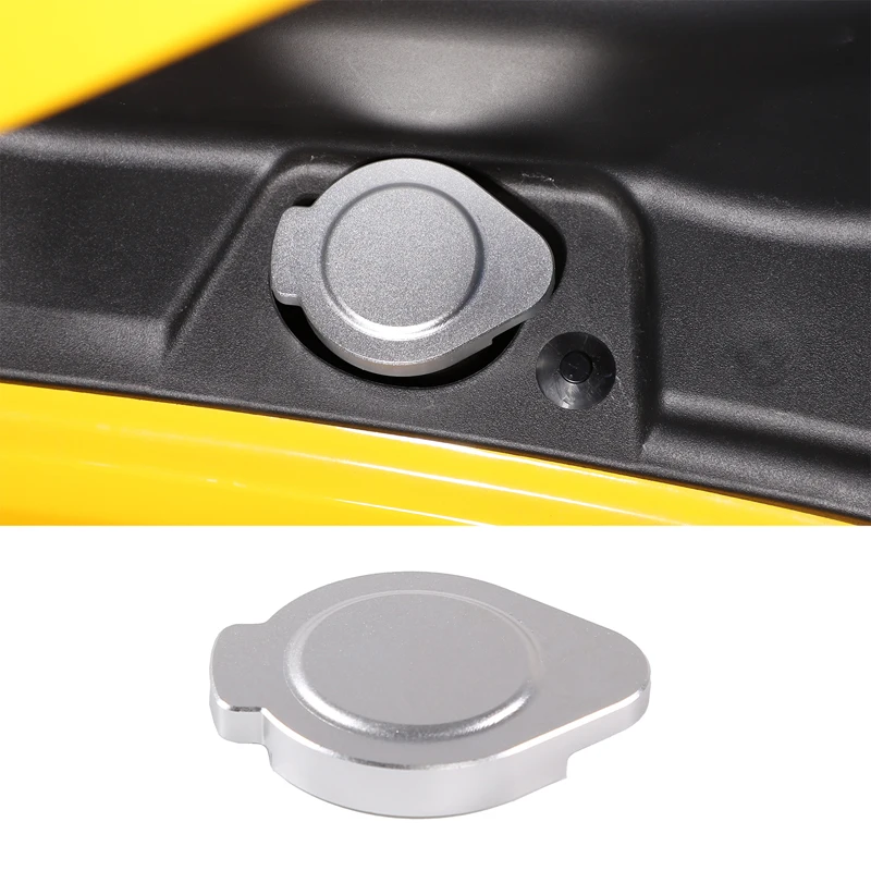 

For Toyota GR Supra A90 2019-2022 Accessories Car Alloy Windscreen Washer Bottle Cap Windshield Wiper Nozzle Cover