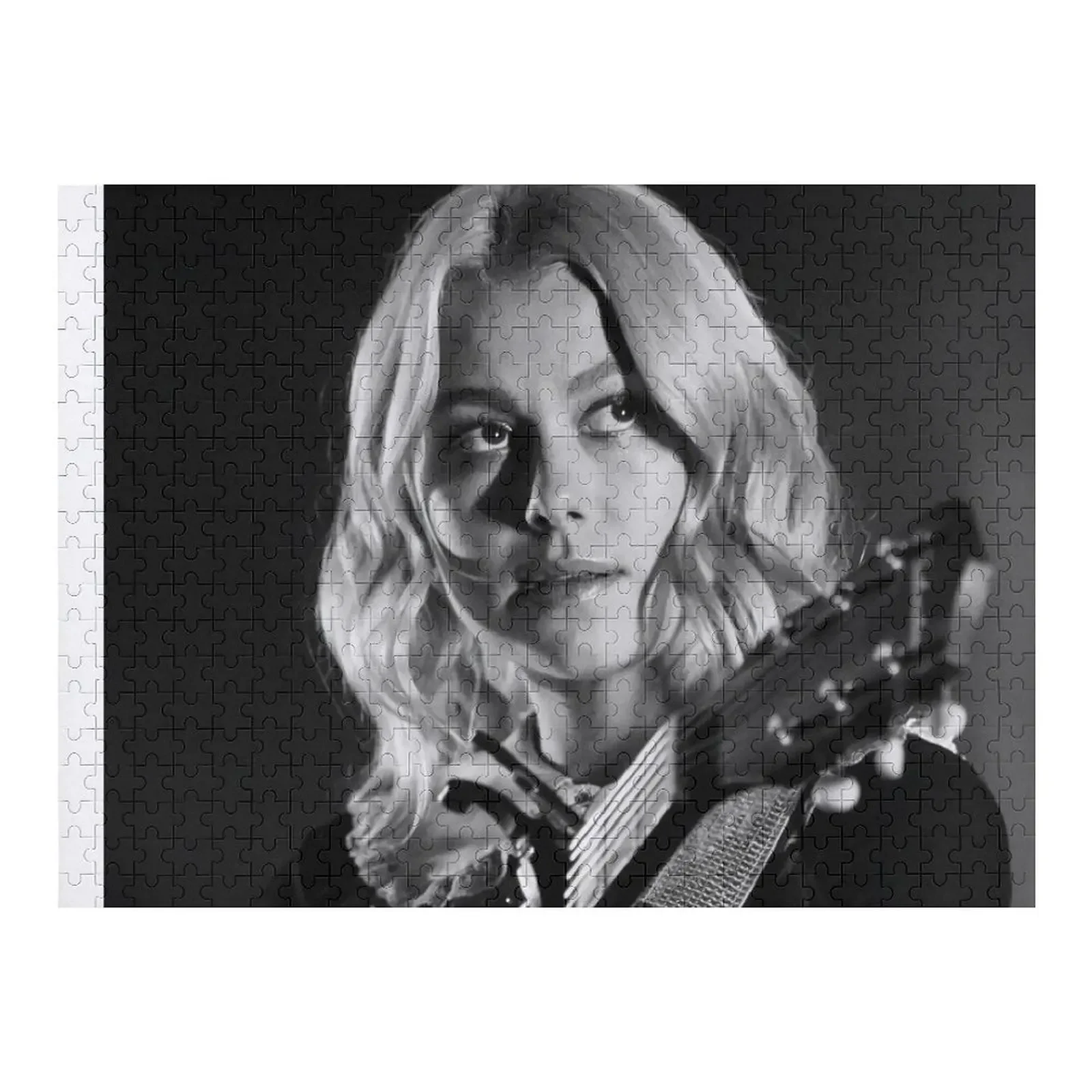 # Phoebe bridgers tocando la guitarra rompecabezas escala motores imagen personalizada regalo para niños foto personalizada rompecabezas
