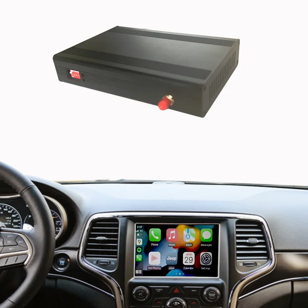 Wireless Apple Carplay for Jeep Grand Cherokee OEM Screen Upgrade Navigation GPS Radio Car DVD Player Mirror Link Android Auto