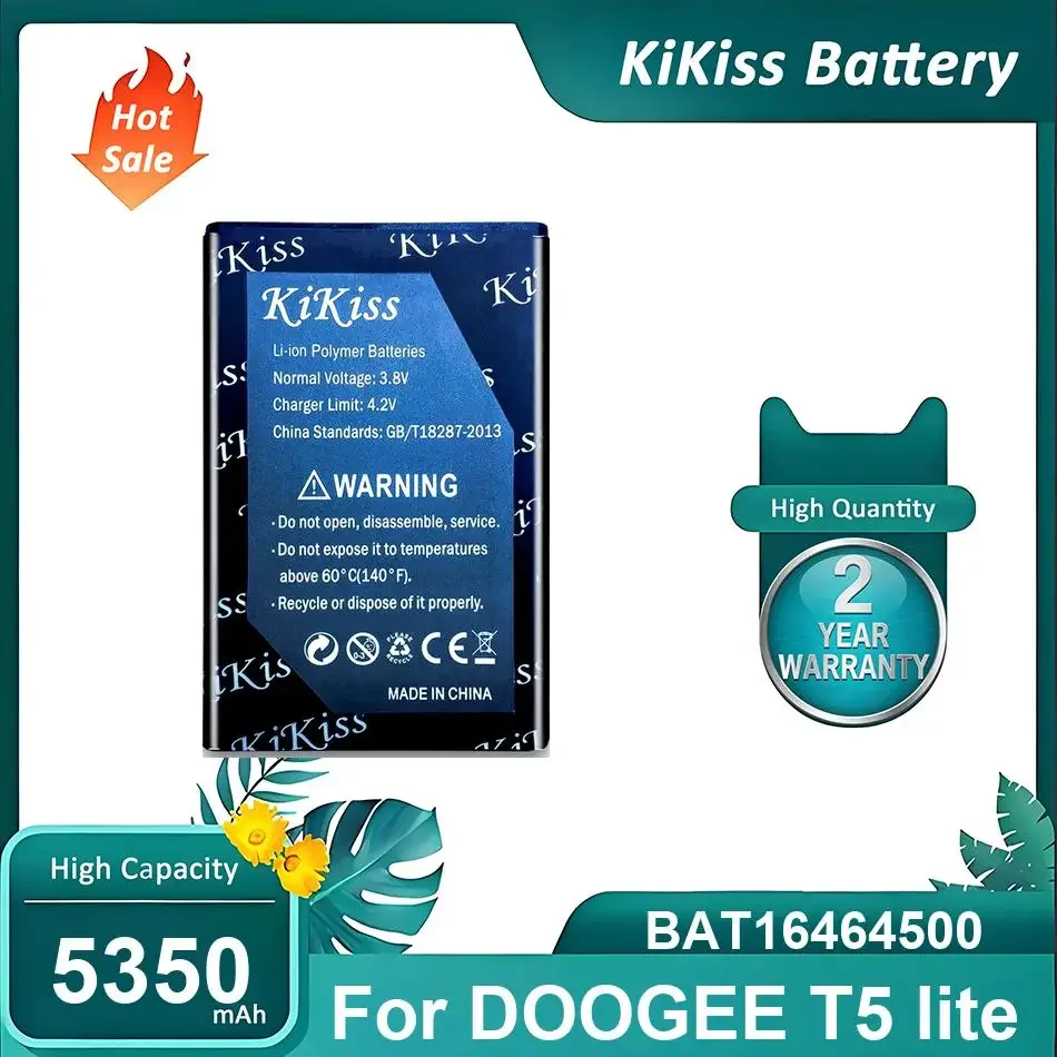 

Powerful Mobile Phone Battery For DOOGEE T5 lite,BAT16464500,5350mAh