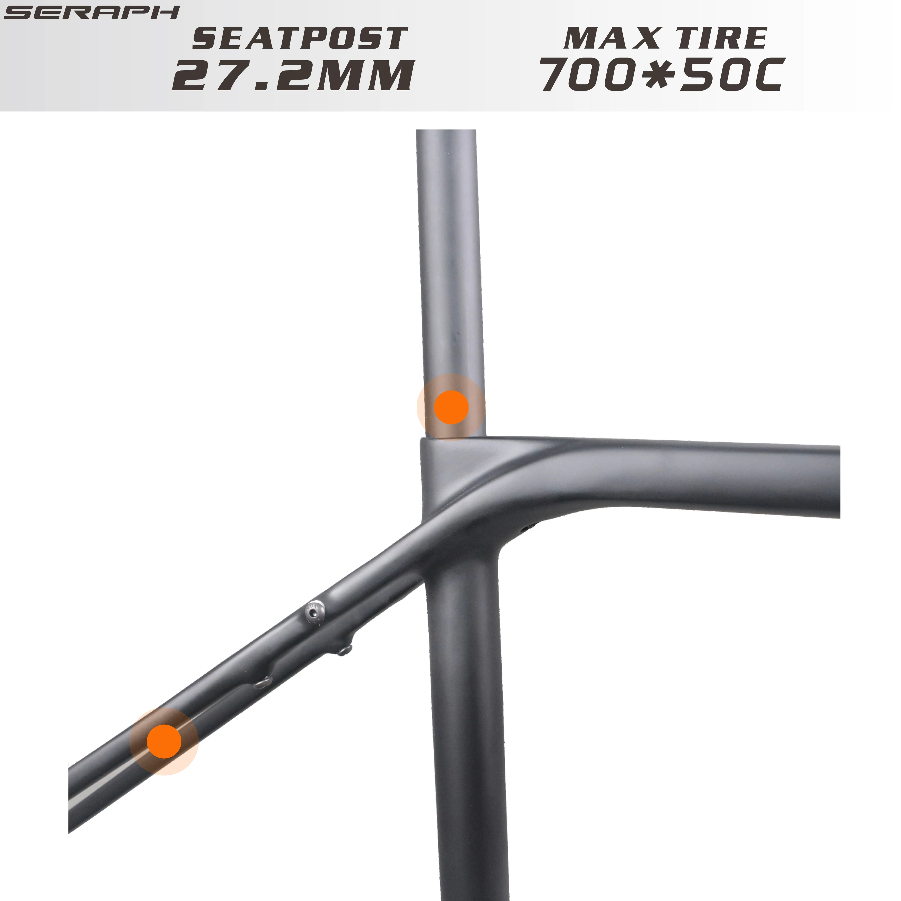 Full Carbon Gravel Bike Frame, Disc Brake, Hidden Cable, Bicycle Frameset, Max Tire 50C  frame , BB386 or T47 BB, BB386