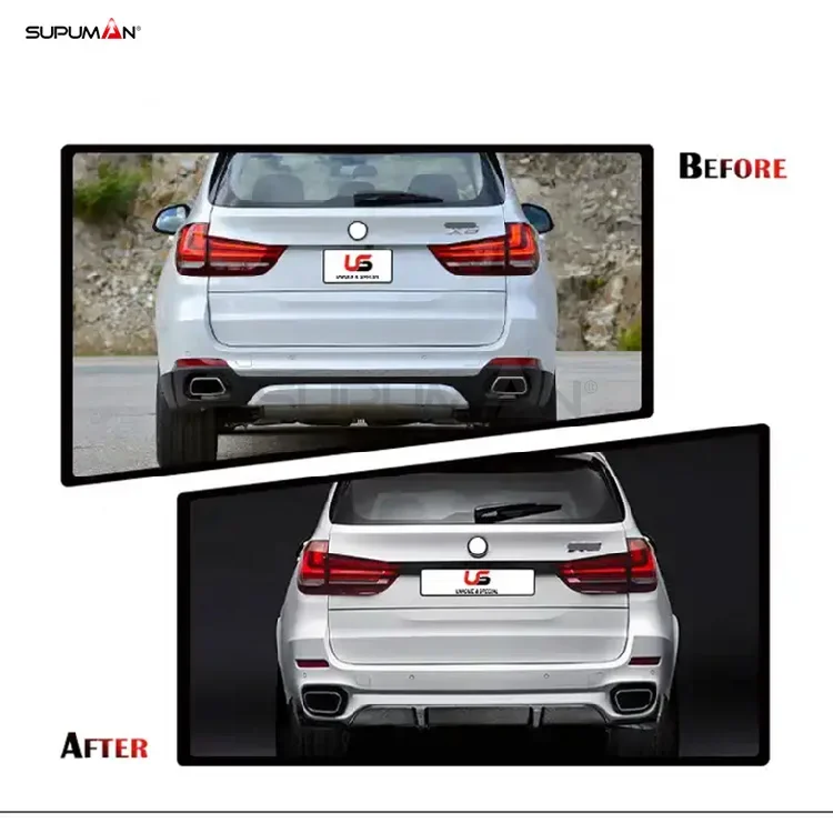 SPM G brand ABS material Auto bumper spoiler diffuser For bmw x5 f15 body kit upgrade to m-tech m-sport accessories 2013-2018