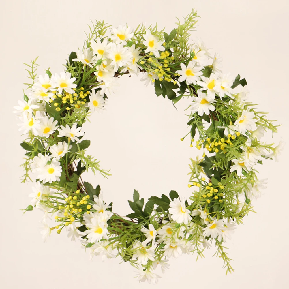 

35Cm Yellow Daisy Artificial Hanging Garland Wall Decor Home Door Festival Decoration Wedding Party Ornament Household