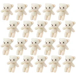 20pcs Mini Function Bear Decor Diy Figurines Adorable Tiny Bears Mini Bear Small Necklace Pendant Children'S Handmade Toys
