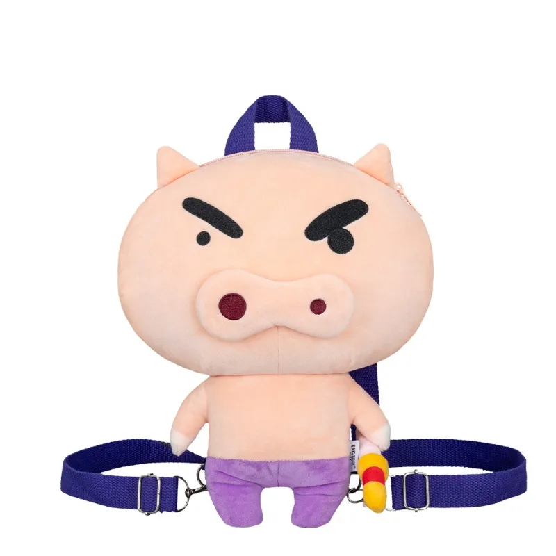 

Genuine Crayon Shin-chan Xiaobai Dumbzaemon Plush Doll Backpack Cute Cartoon Doll Backpack Gift Birthday Gift