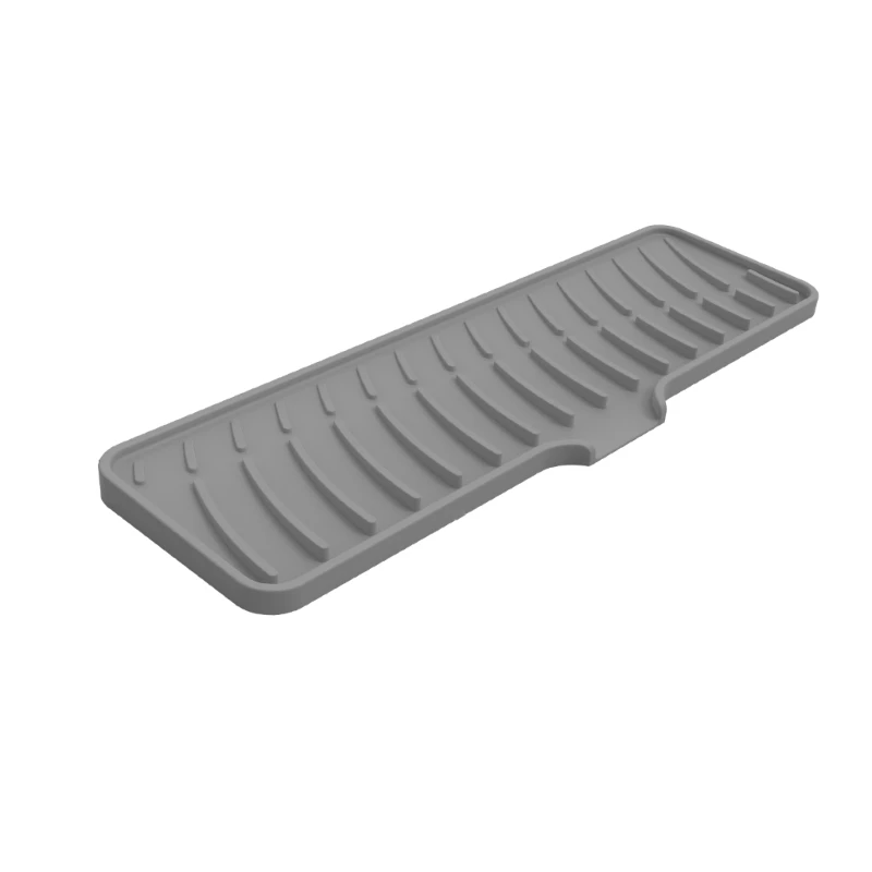 Tappetino per rubinetto in silicone non antiscivolo Tappetino per rubinetto nero Tappetino per gocciolamenti in silicone per per