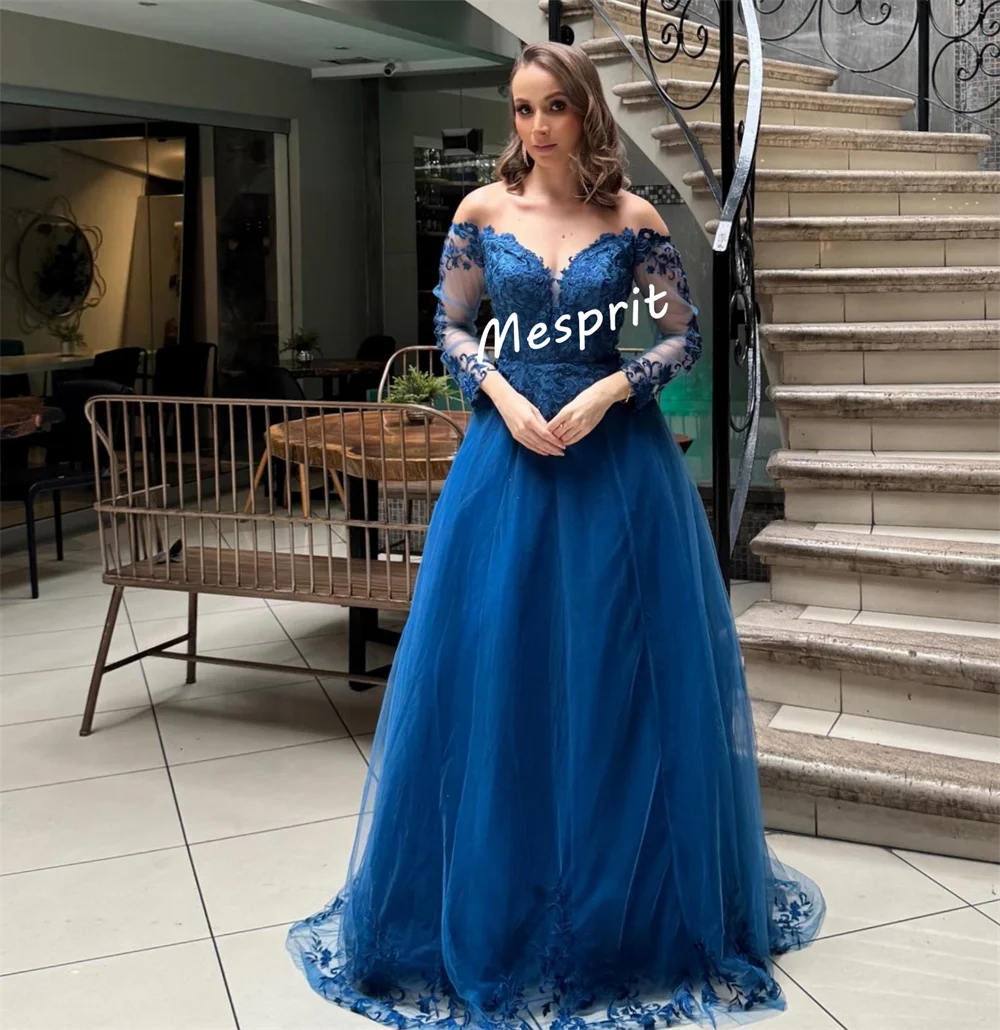 Maßgeschneidertes, schulterfreies, klassisches A-Linien-Abendkleid mit Netzfalten und Spitze, maßgeschneidertes Abendkleid für besondere Anlässe, elegante Party, Hochzeit