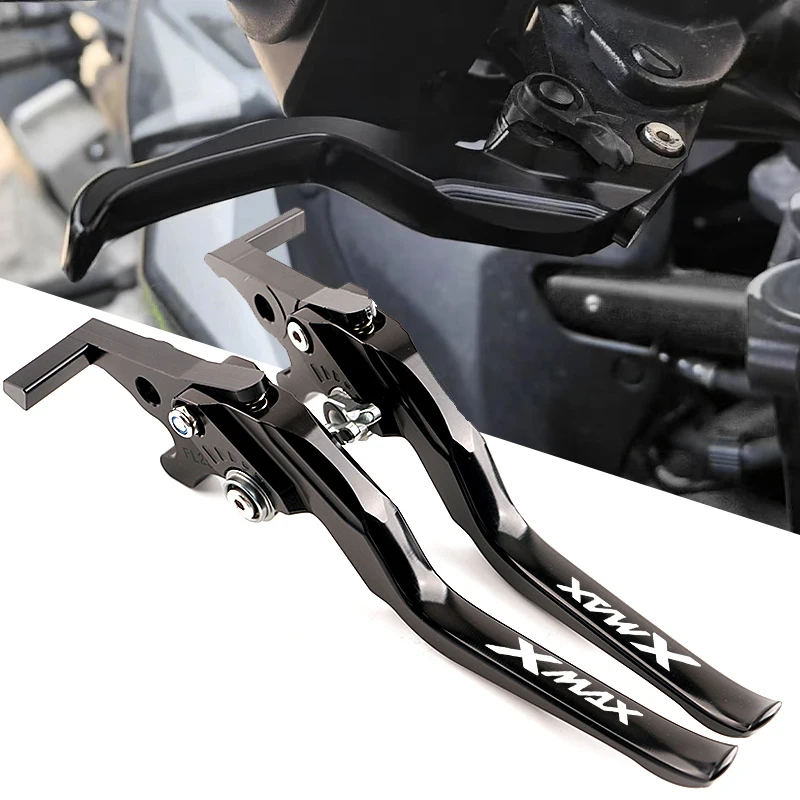 2025 New Brake Clutch Lever Motorcycle CNC Adjustable Brake Clutch Levers For Yamaha XMAX300 Xmax 250 300 TECH MAX 2023-2025+