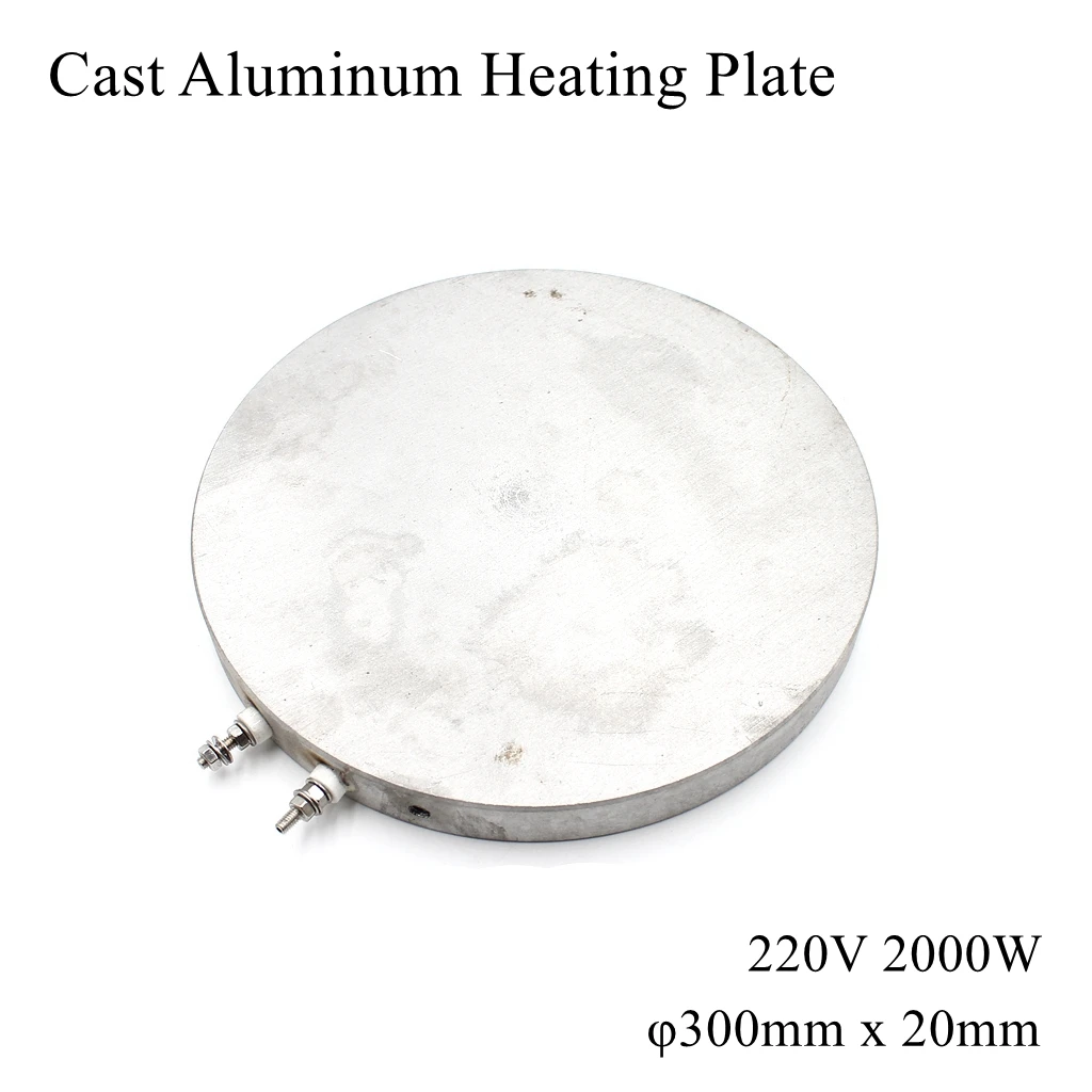 Dia 300mm Cast Aluminum Heating Plate High Temperature Round Circle Electric Band Heater Pad Press Machine Extruder Laminator