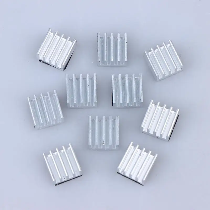 

10pcs/pack 1*1cm A4988 Stepper Driver Heat Sink Aluminum HeatSink Cooling Radiator 3D Printer Parts A4988 Dedicated Heatsink