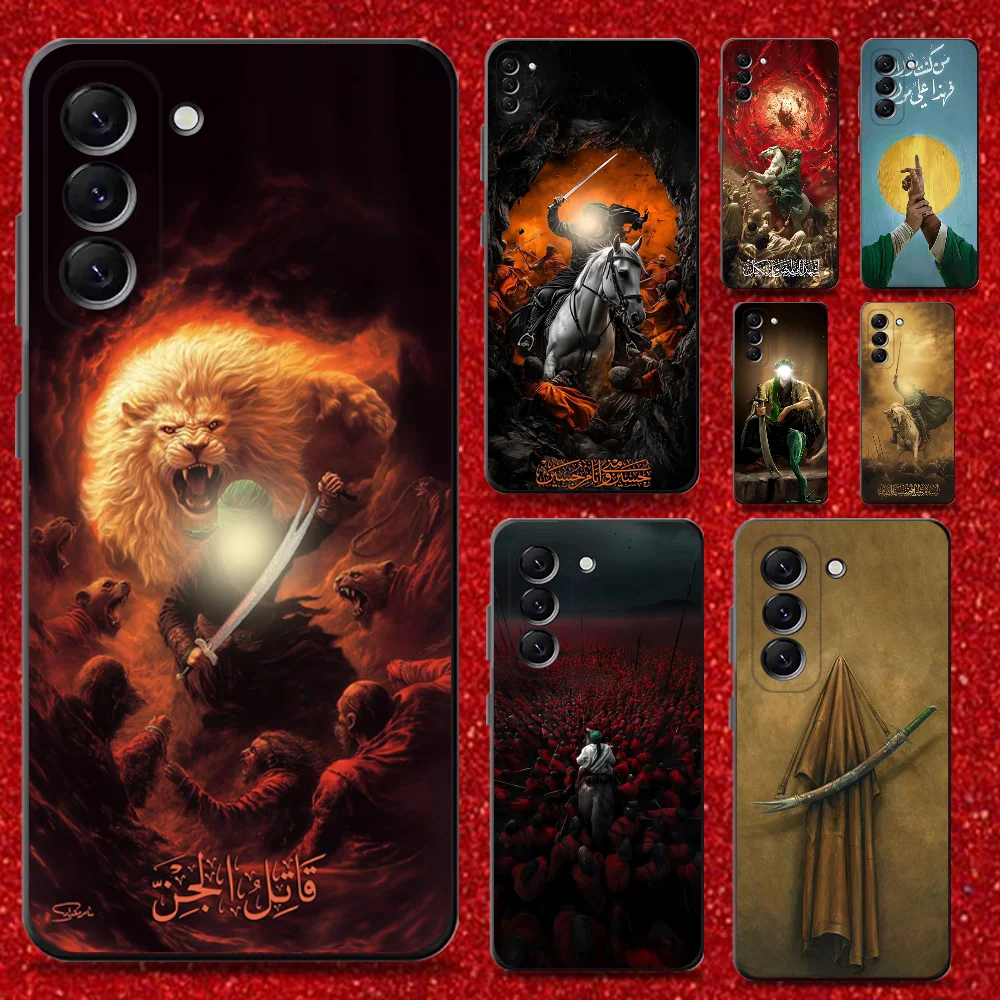

Imam Hussain Shia Ali Phone Case For Samsung Galaxy A13,A21s,A22,A31,A32,A52,A53,A71,A80,Soft Black Shell
