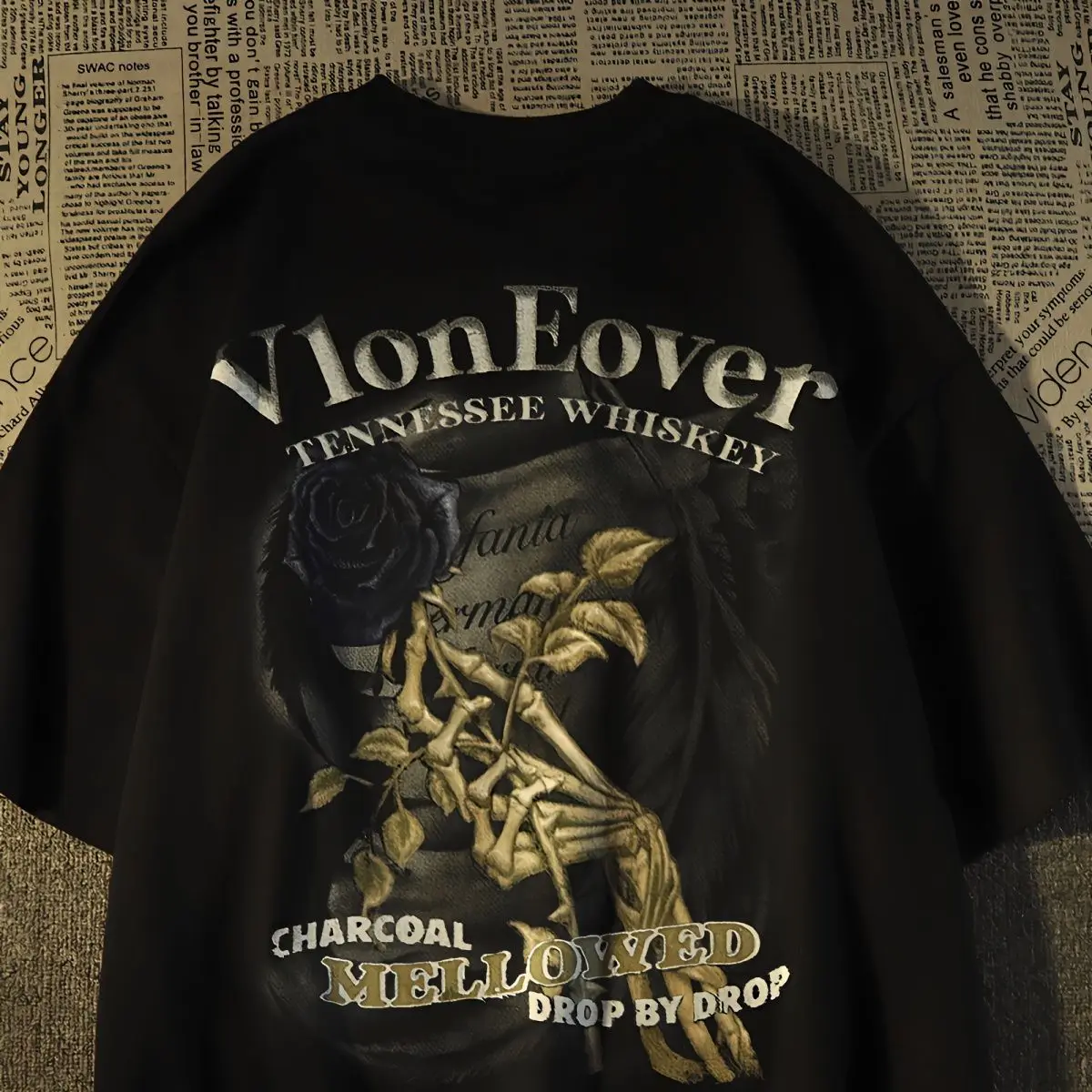 

Летняя хлопковая футболка с короткими рукавами в американском стиле ретро, свободная одежда большого размера в европейском и американском стиле High Street с половиной рукавов