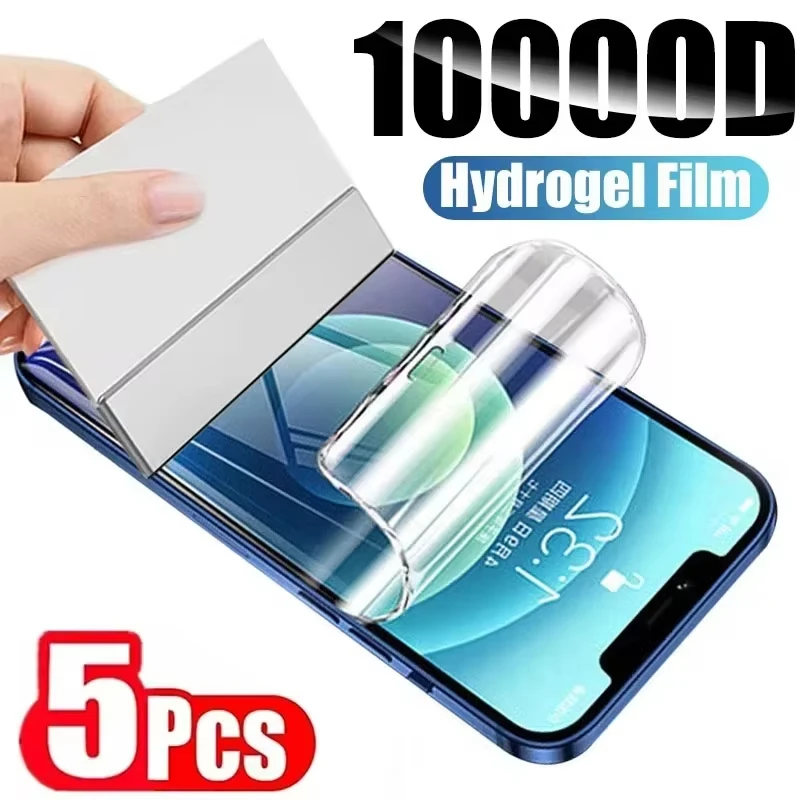

Soft Hydrogel Film For iPhone 17 Pro Max 16 13 11 12 14 15 Pro Max 16e 6 7 8 Plus Mini XR X XS Max Full Cover Screen Protector