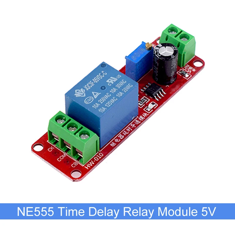 DC 5V 12V Time Delay Relay NE555 Time Relay Shield Timing Relay Timer Control Switch Car Relays Pulse Generation Duty Cycle