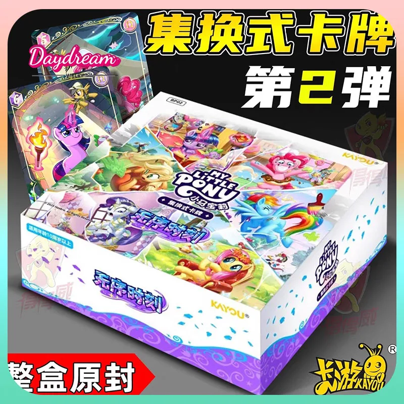 

Original My Little Pony Card Game Disorder Moment Mystery Cards Games Character Figures Cute Kawaii Dolls Surprise Funny Toys