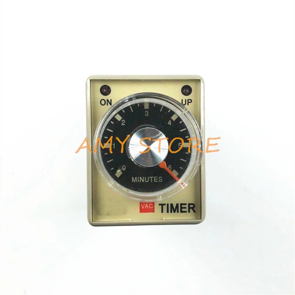 0-10s 10 Second 8P Terminals Electric Delay Timer Timing Relay 24VDC w Base AH3-3