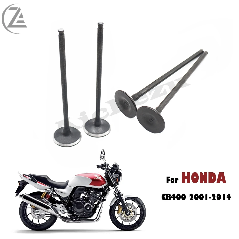 

ACZ Motorcycle Engine Input Output Intake Valve Exhaust Inlet Outlet Stem Kit for Honda CB400 CB 400 VTEC 2001-2014