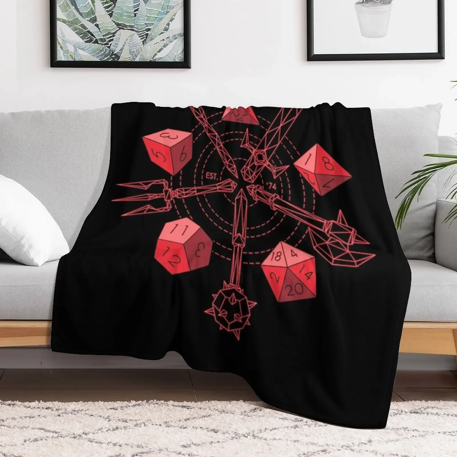 Roleplayer - Choose Your Red Weapon Throw Blanket Decorative Sofa Luxury Thicken Blankets