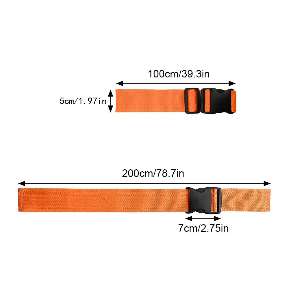 Adjustable Luggage Safe Straps Without Password Anti-lost Tying Rope Packing Belt Luggage Buckle Strap Fixed Suitcase Belts