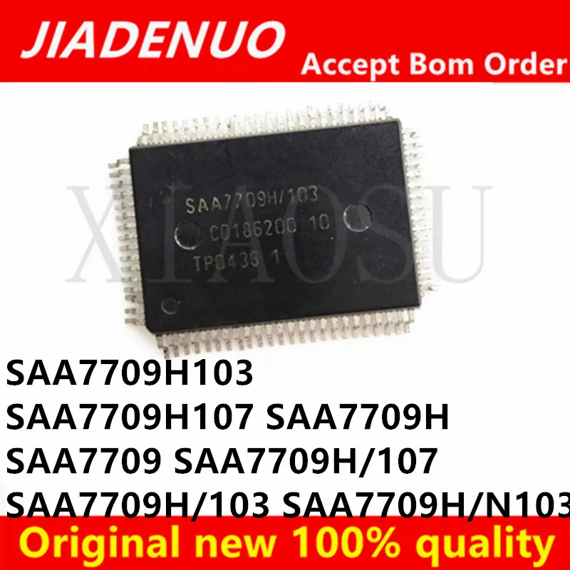 (1piece)100% New SAA7709H  SAA7709H107 SAA7709 SAA7709H/107 SAA7709H/103 SAA7709H/N103 SAA7709H103 QFP-80