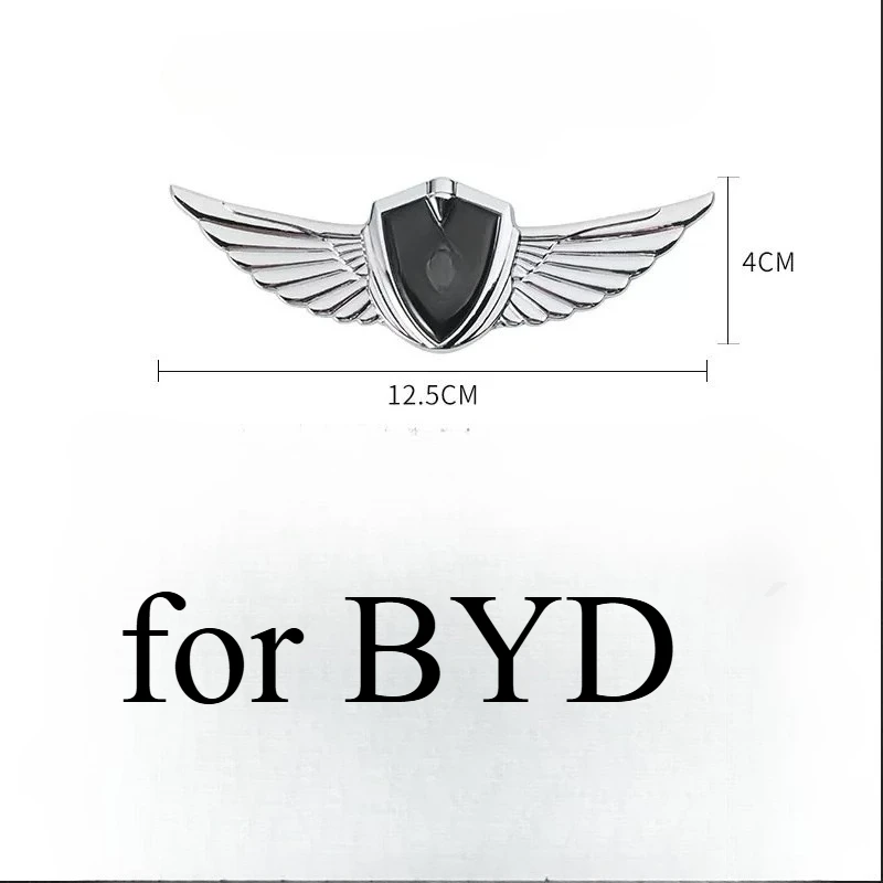 

3D Raised Metal Car Emblem Sticker for BYD Qin, Seagull, Song, Seal 06 DM-i, Han, Yuan, Destroyer 05, Dolphin
