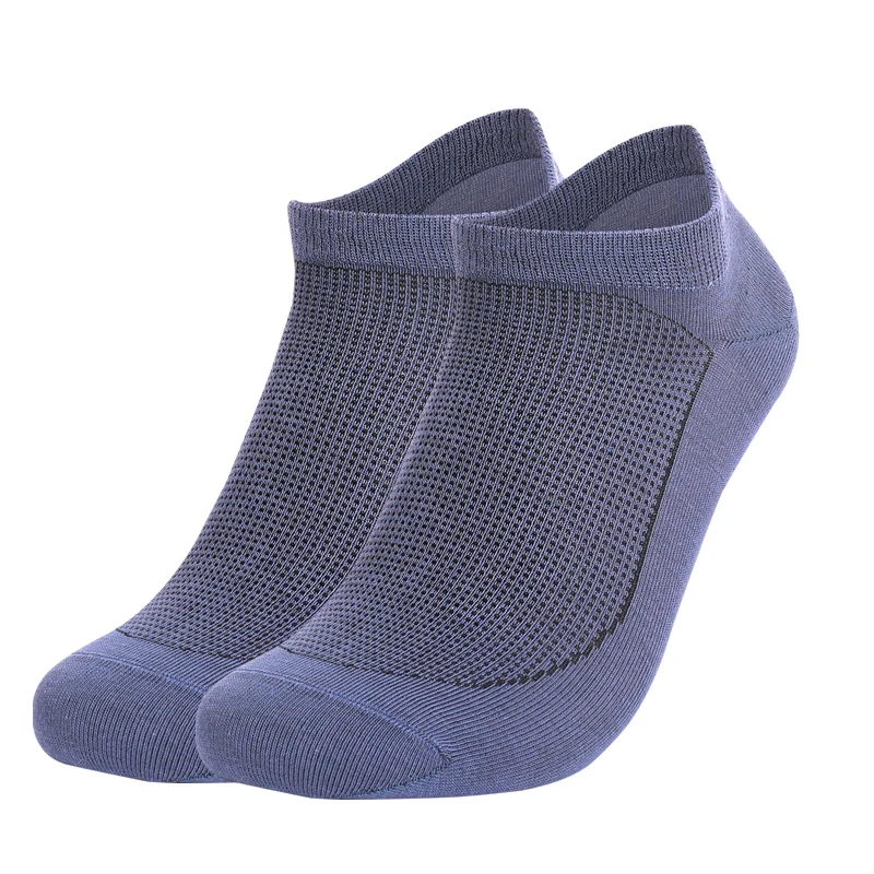 MiiOW – ensemble de chaussettes en maille pour homme, 5 paires/lot, en coton, invisibles, courtes, respirantes, pour l\'été, idéal comme cadeau