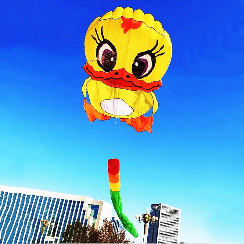 free shipping inflatable kites flying duck kites for children kites steering wheel Outdoor toys rebel winter in the sky kepler