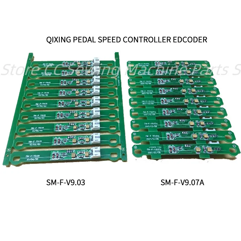 QIXING Brand Pedal Encoder SM-F-V9.07A SM-F-V9.03 QD682 Foot Speed Controller Board Lockstitch Industrial Sewing Machine Parts