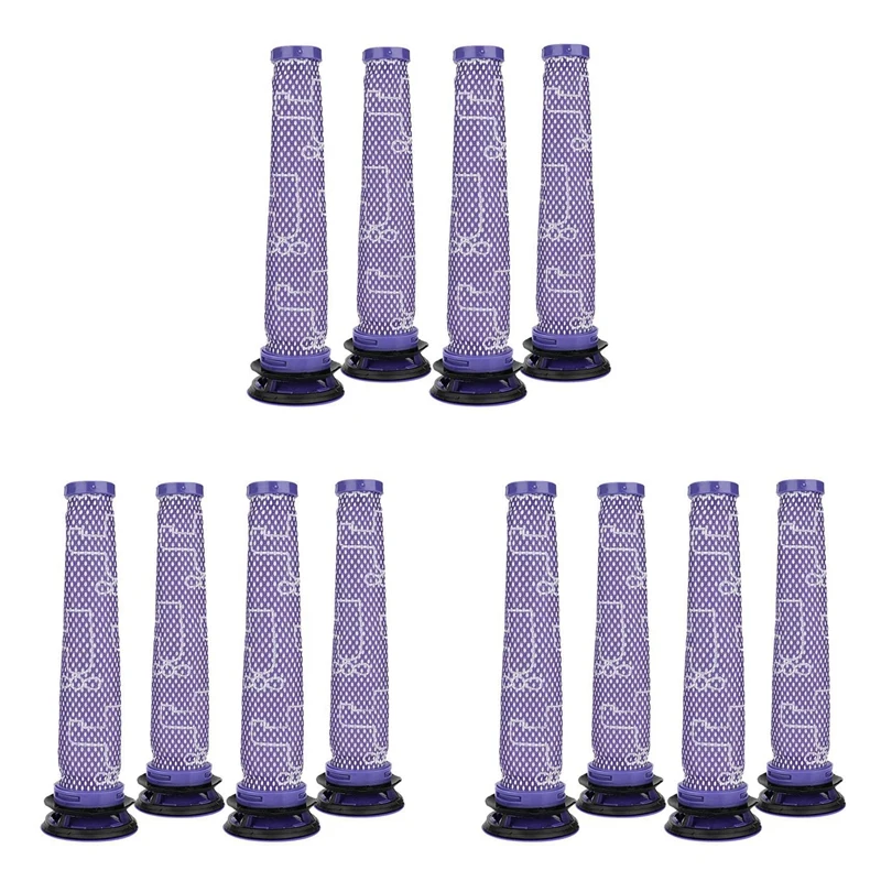 

X17A 2025 NEW-12 Piece Replacement Pre- Filter For Dyson-Vacuum Filter Compatible Dyson V6 V7 V8 Series Replaces Part