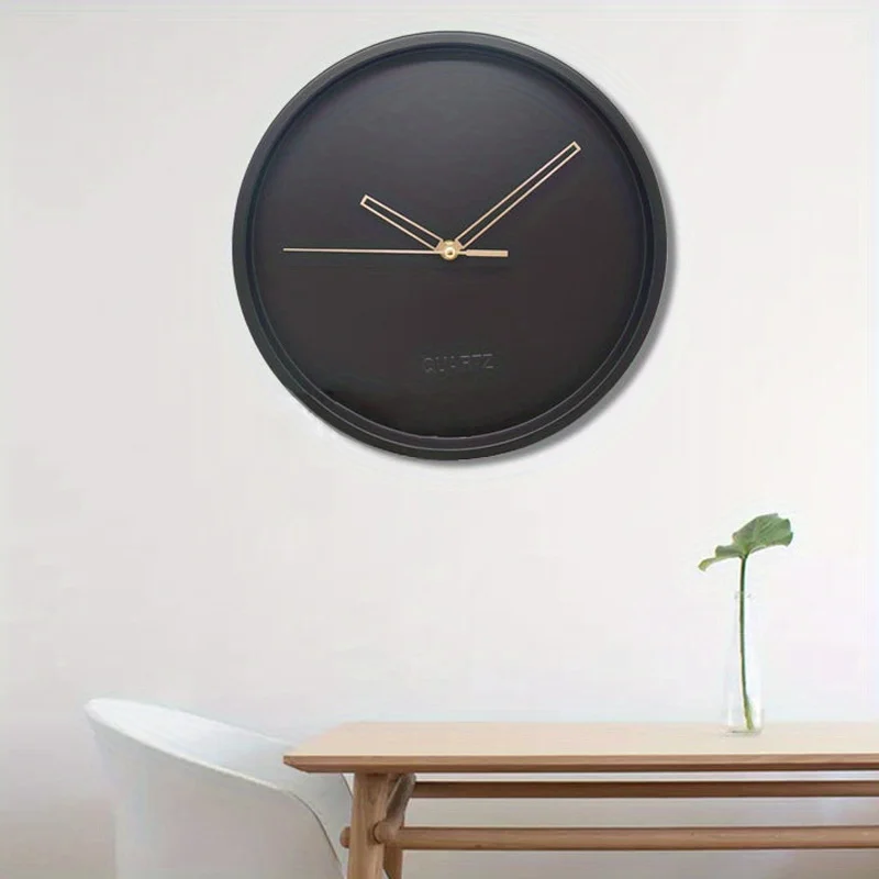 30cm Minimalist High End Wall Clock Creative Hanging Watch Silent Clock Home Decor Wall Watch Living Room Entryway Supplies