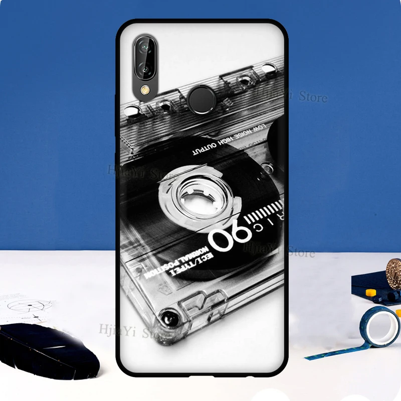 Retro Cassette Tape For Huawei P20 P40 P30 Pro Mate 20 Lite Nova 5T P Smart 2019 2021 Case For Honor 50 9X 8X