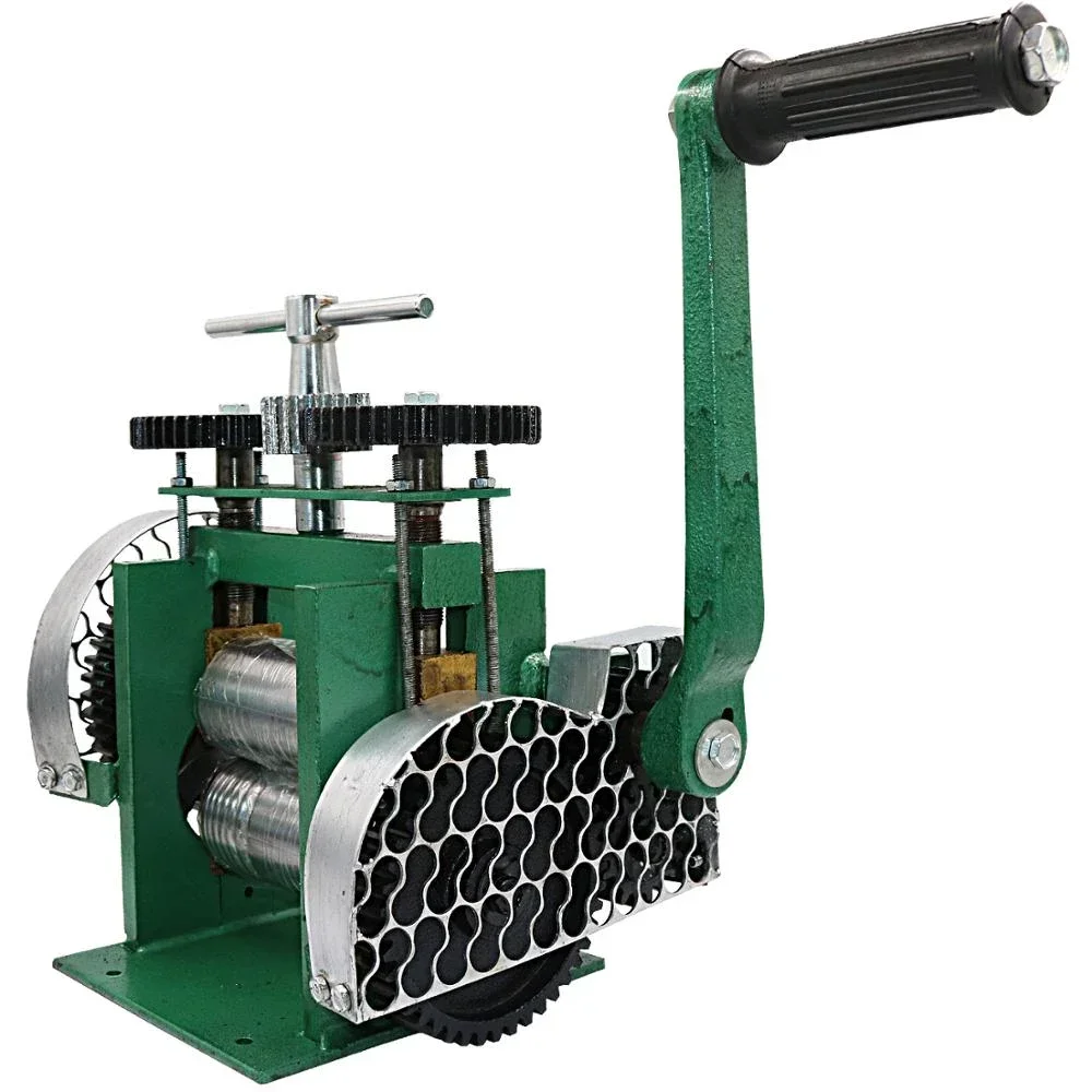 Rolling Mill Machine Assembled Jewelry Metal Wire Reducing Thickness Press Tablet Jewelry DIY Tool Stainless Alloy Manual l