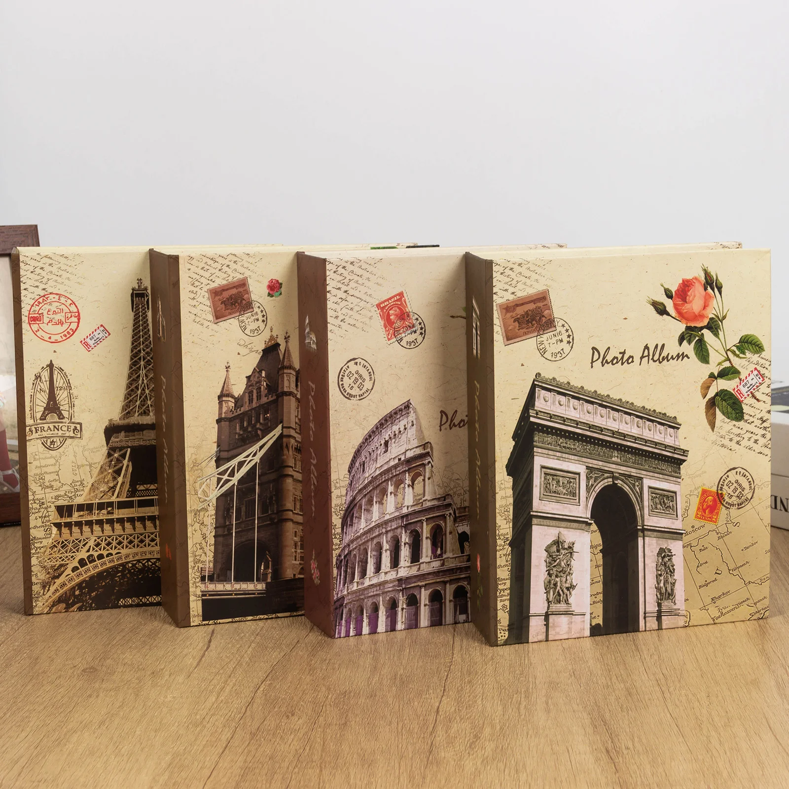 7-Zoll-100-teiliges Fotoalbum im europäischen Stil, exquisites Fotoalbum, geeignet für verschiedene Festivals und Reise-Souvenirs