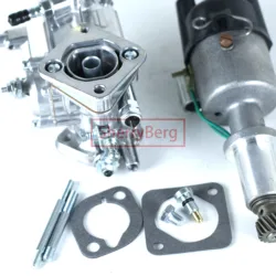 SherryBerg Carburetor Carb + Point Distributor For Fiat 500 126 REP for WEBER TYPE 28 IMB 5/250 652CC 4381128 126P 28IMD 5/250