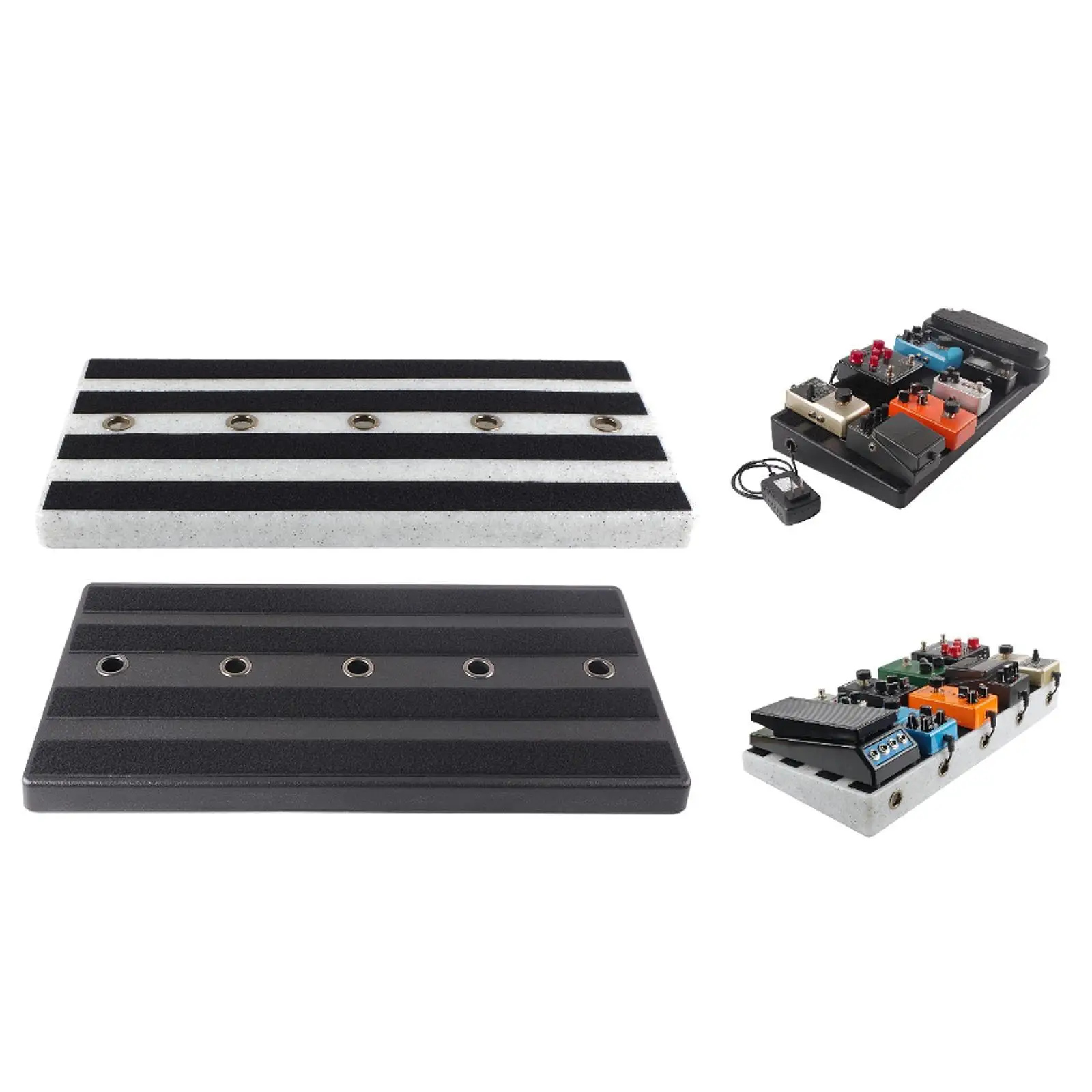 

Guitar Effect Pedal Board,Easy to Carry Sturdy Lightweight Universal Bass Pedalboard,Cable Supply for Bass Guitar Accessories