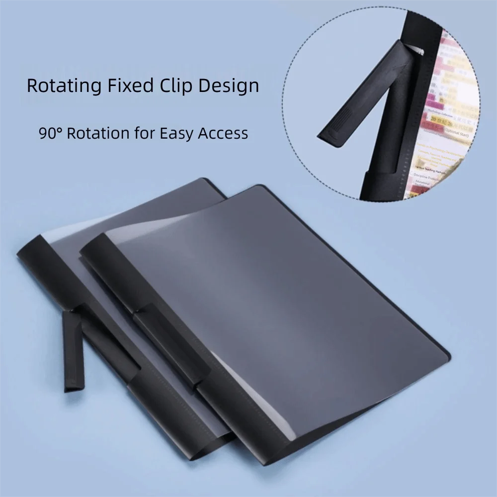 

6Pccs/Set Waterproof Pull Rod Folder A4 To A5 Versatile Folding Board Folder Organize Artifacts Writing Pad for School Office