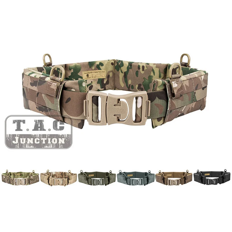 

Emersongear Tactical Belt MOLLE PALS Style Padded Patrol Battle Belt Emerson Heavy Duty Belt For Shooting Hunting Military