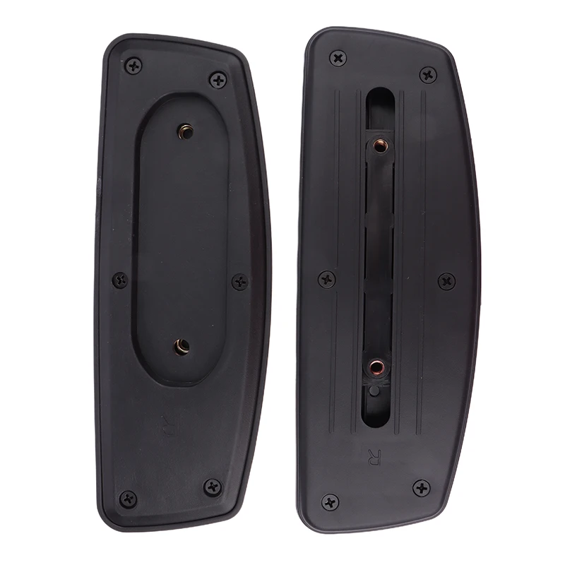 ที่วางแขนสำหรับเก้าอี้สำนักงานสีดำ 1 คู่ พร้อมรูสำหรับติดตั้ง ติดตั้งง่าย อะไหล่เก้าอี้สำหรับเล่นเกมและทำงาน